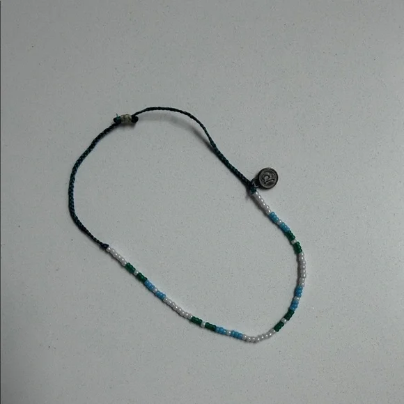 Pura Vida Blue and Green Beaded Bracelet - Picture 1 of 1
